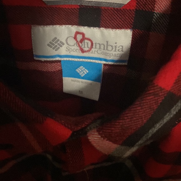 NWT Columbia Ohio State Flannel Medium - Picture 2 of 3